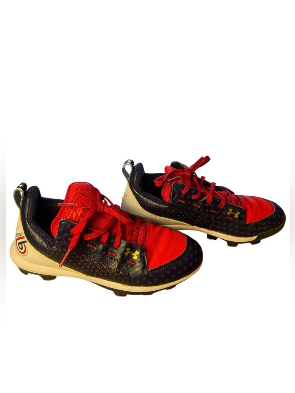 Under Armour Harper Boys Baseball Cleats Size 4 Youth